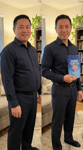 Real Cardio Slim Tea before and after weight loss results
